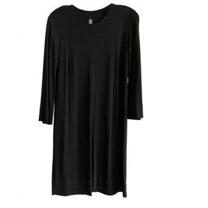 Raquel Allegra Black Mini Longsleeve Dress